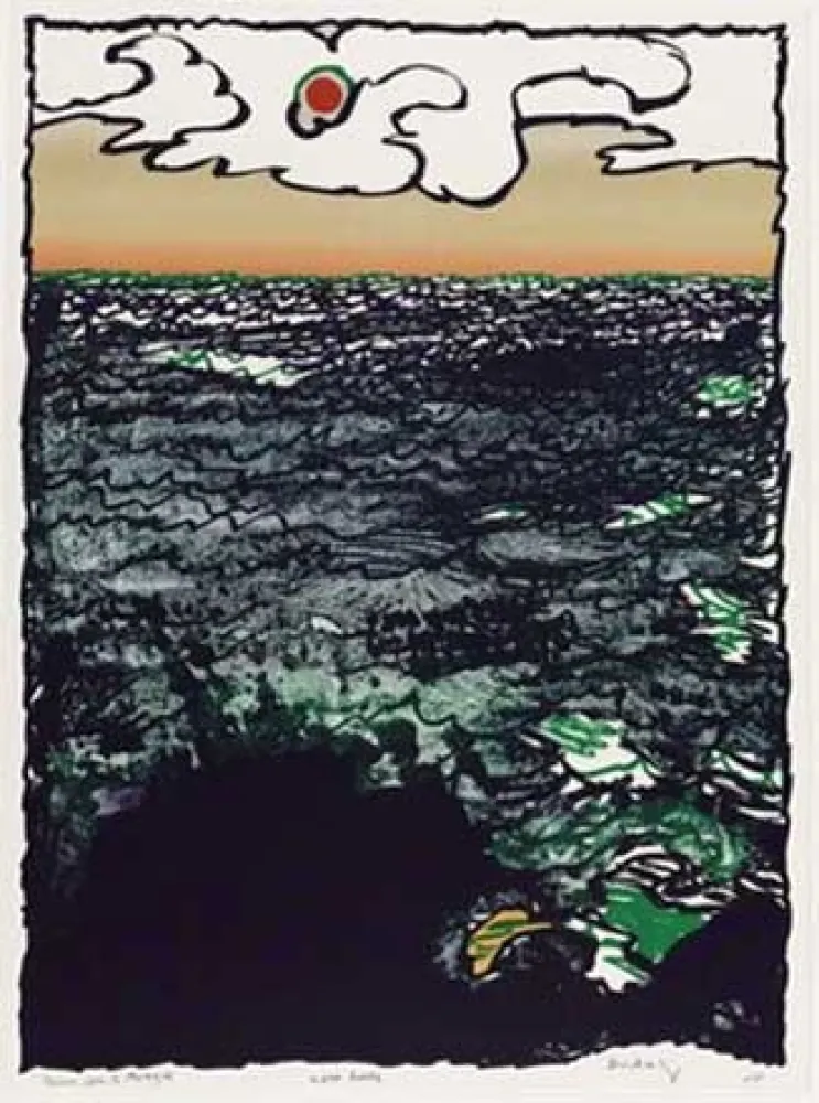 Литография Alechinsky - Marée haute