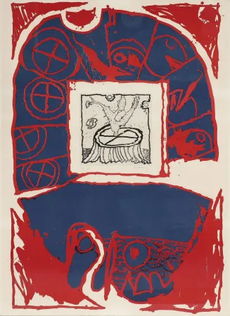 Литография Alechinsky - Mat