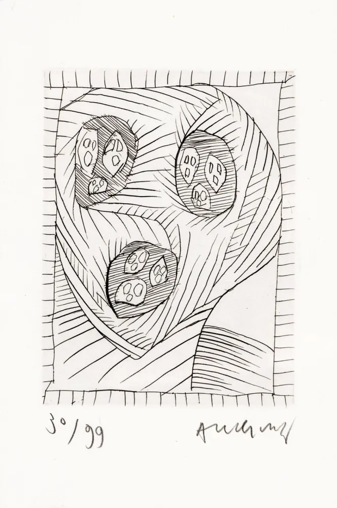 Офорт Alechinsky - Max Loreau