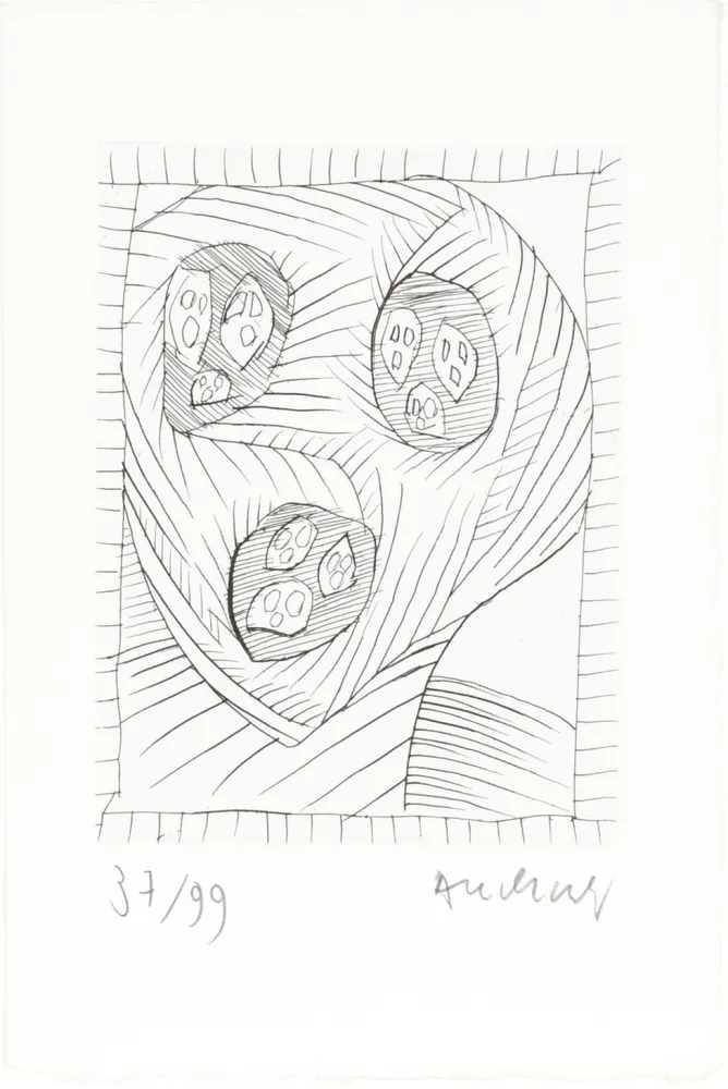 Офорт Alechinsky - Max Loreau