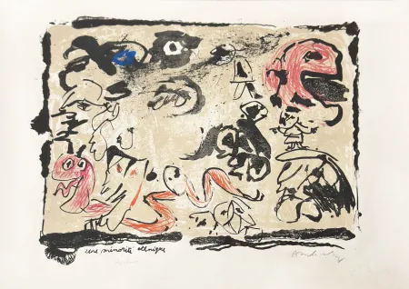 Литография Alechinsky - Minorité etchnique