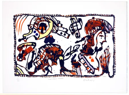 Литография Alechinsky - Morceaux Choisis