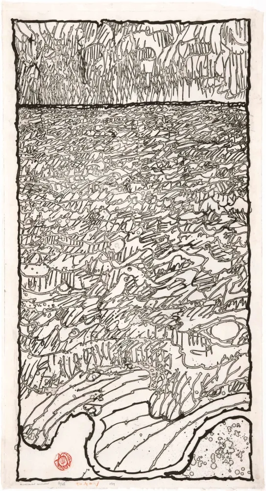 Офорт Alechinsky - Mouvement couvrant