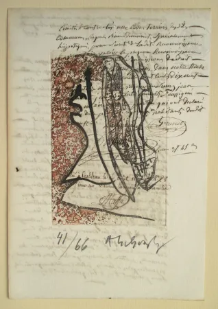 Акватинта Alechinsky - No title