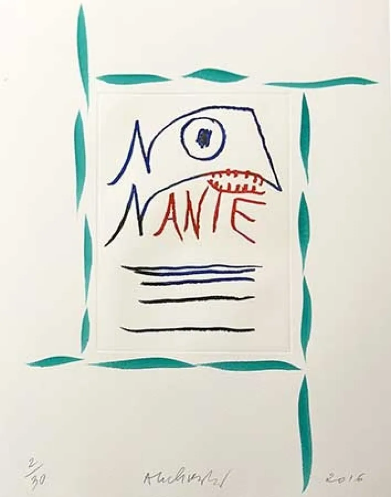 Гравюра Alechinsky - Nonante