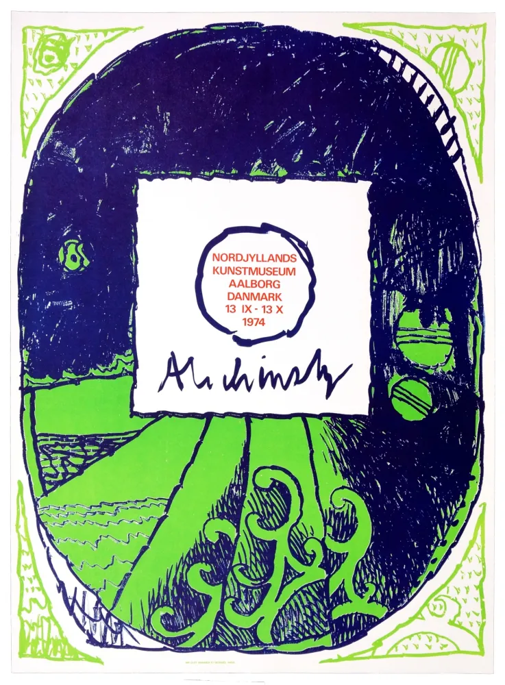 Литография Alechinsky - Nordjyllands Kunst-Museum, Aalborg
