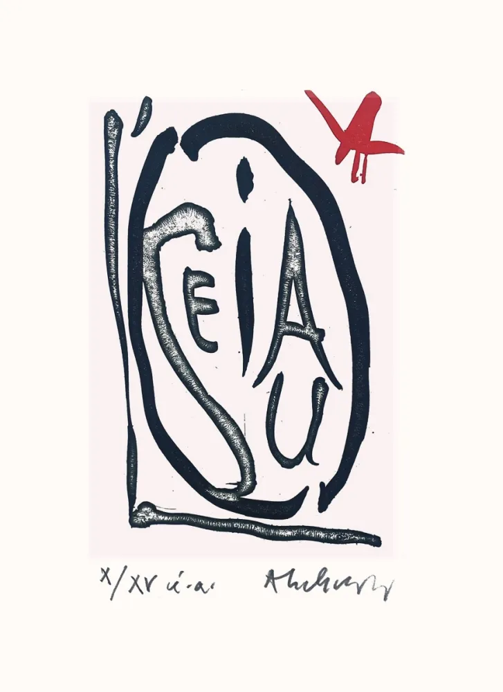 Иллюстрированная Книга Alechinsky - Oiseau ailé des lacs