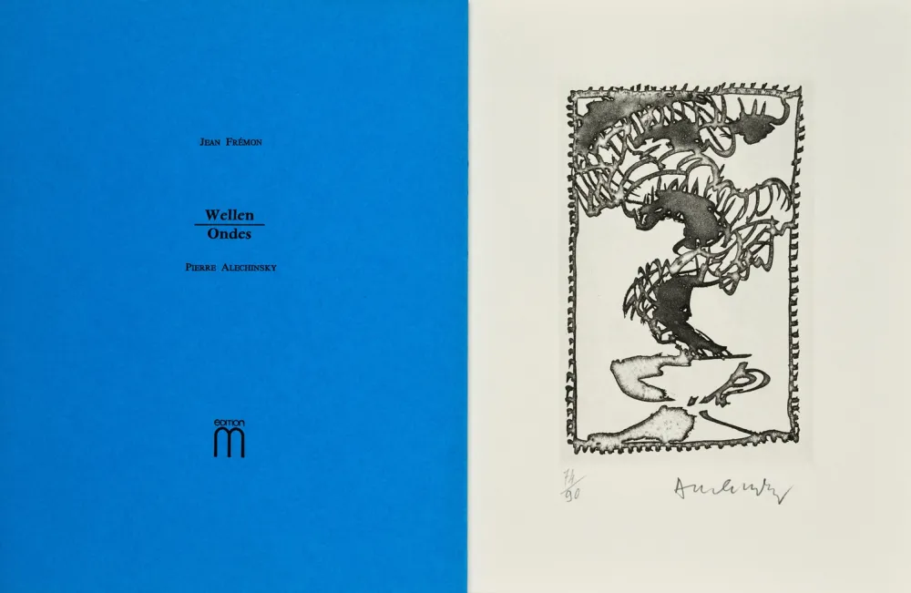 Иллюстрированная Книга Alechinsky - Ondes