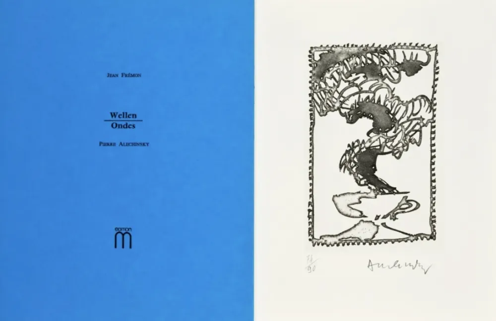 Иллюстрированная Книга Alechinsky - Ondes