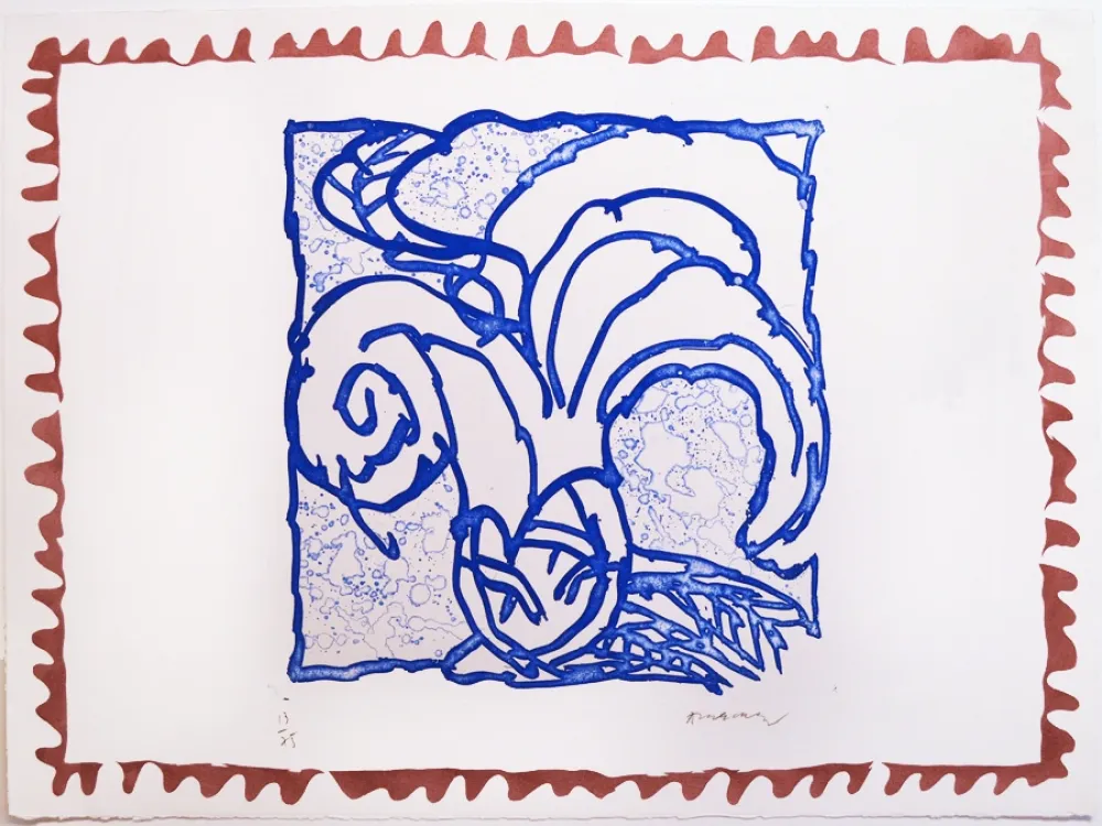 Гравюра Alechinsky - Orange de Binche