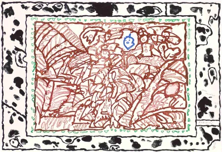 Офорт И Аквитанта Alechinsky - Ordre minéral