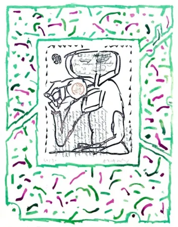 Офорт И Аквитанта Alechinsky - Ouverture et finale