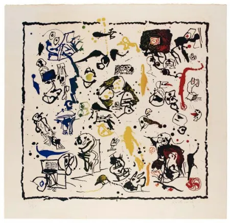 Литография Alechinsky - Panoplie