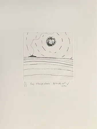 Гравюра Alechinsky - Par temps clair