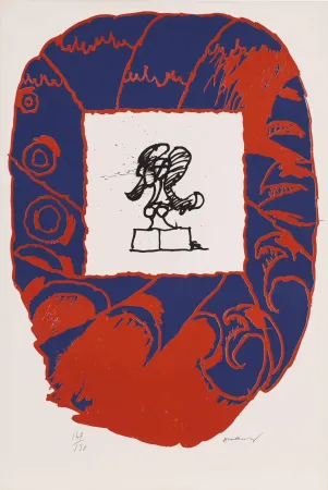 Литография Alechinsky - Paris