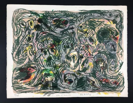 Литография Alechinsky - Plan d'asemble