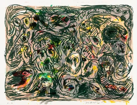 Литография Alechinsky - Plan d'ensemble