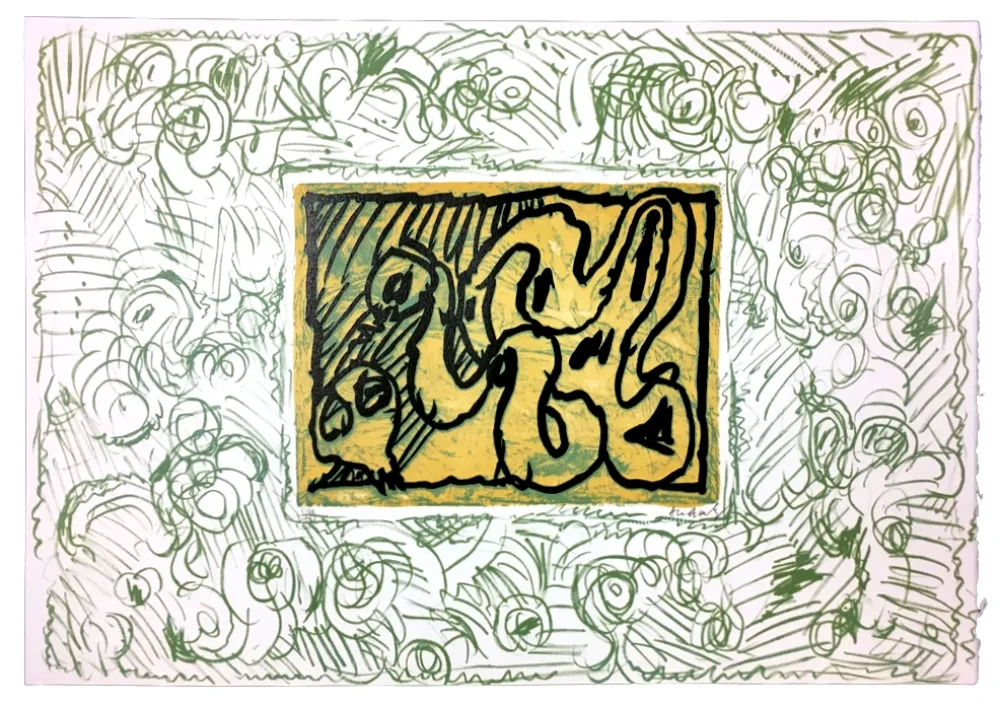 Линогравюра Alechinsky - Planche I