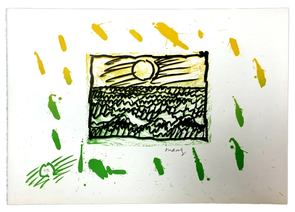 Линогравюра Alechinsky - Planche VII