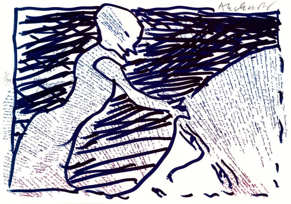 Литография Alechinsky - Pointes et Feutres