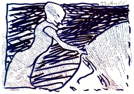 Литография Alechinsky - Pointes et Feutres