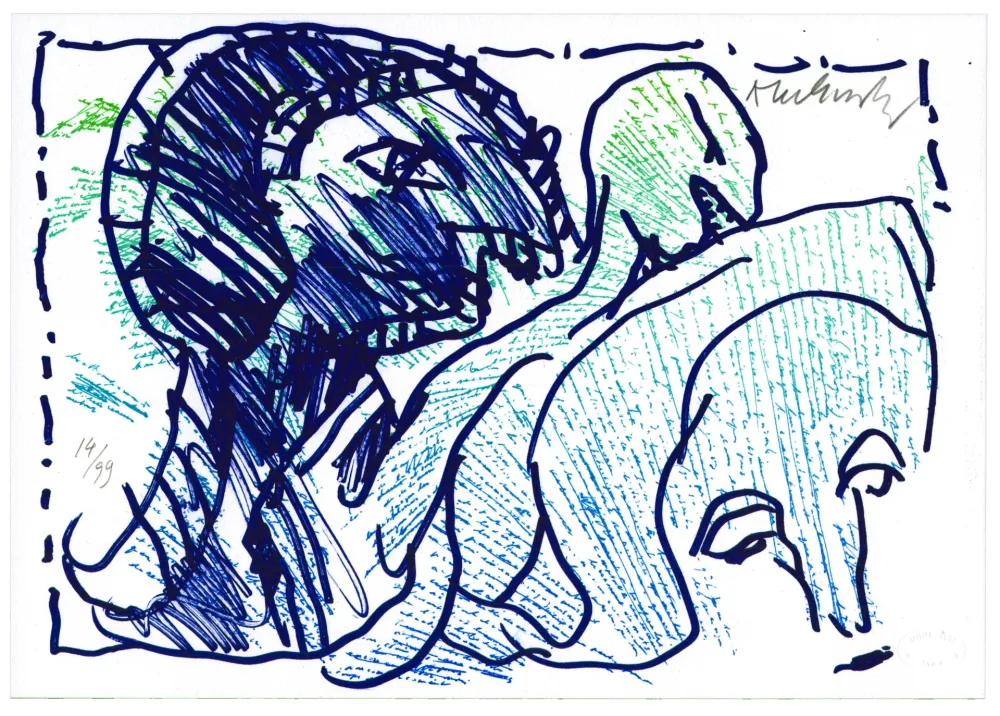 Литография Alechinsky - Pointes et Feutres (7)