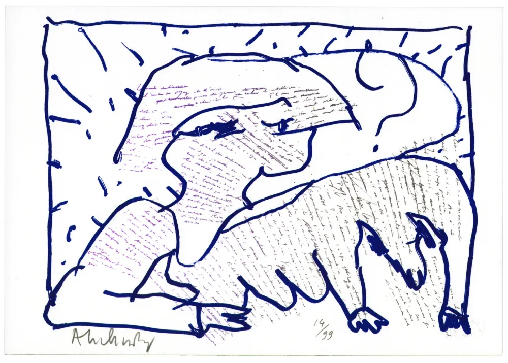 Литография Alechinsky - Pointes et Feutres (8)