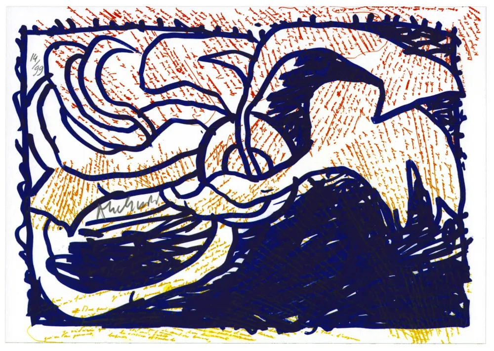 Литография Alechinsky - Pointes et Feutres (8)