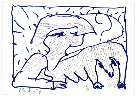 Литография Alechinsky - Pointes et Feutres (9)