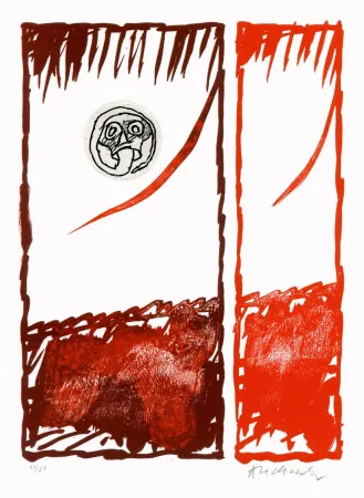 Офорт Alechinsky - Pour Vacillations