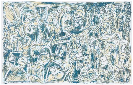 Литография Alechinsky - Probleme demographique