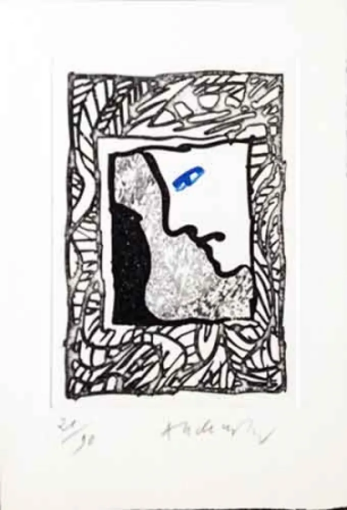 Гравюра Alechinsky - Profil
