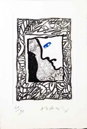 Гравюра Alechinsky - Profil