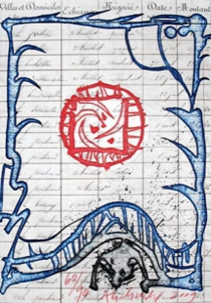 Гравюра Alechinsky - Quadrature