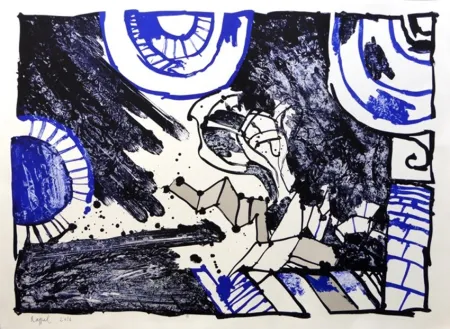 Литография Alechinsky - Rappel 