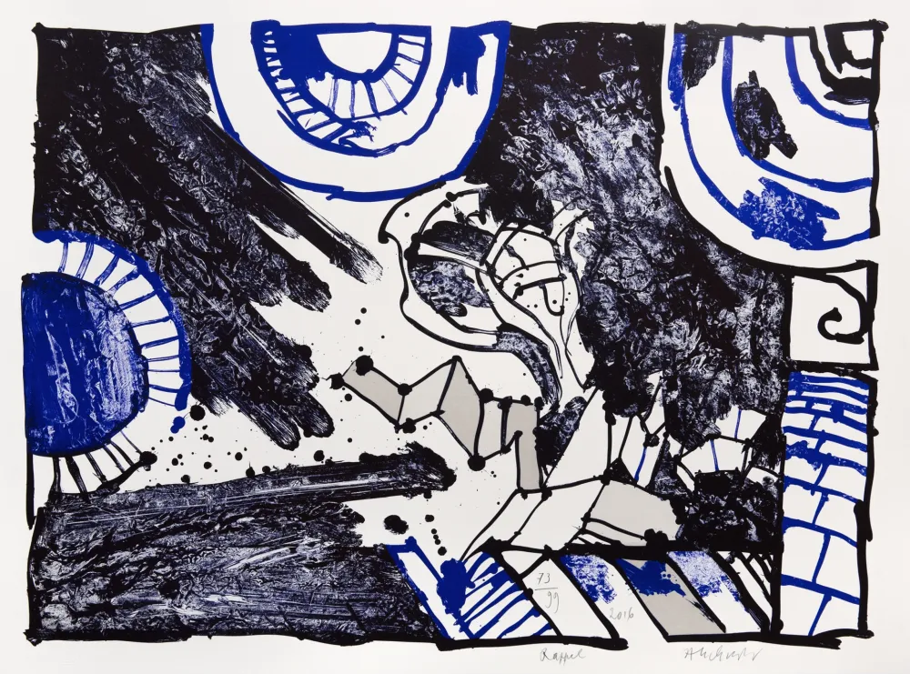 Литография Alechinsky - Rappel