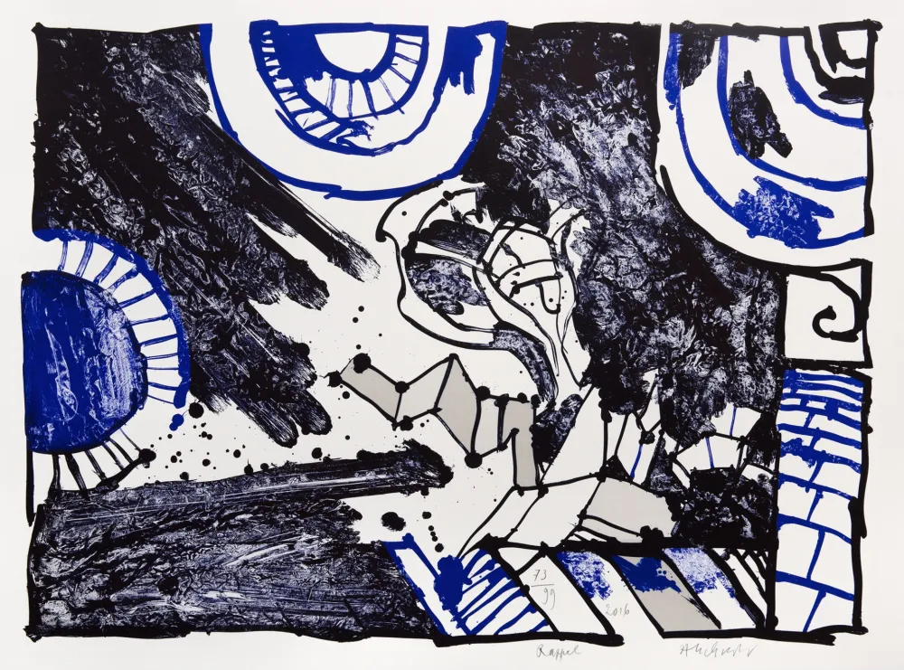 Литография Alechinsky - Rappel