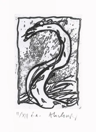 Литография Alechinsky - Rein comme si de rien