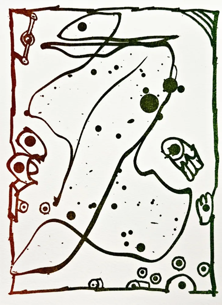 Литография Alechinsky - Résumé