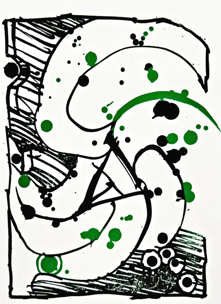 Литография Alechinsky - Résumé