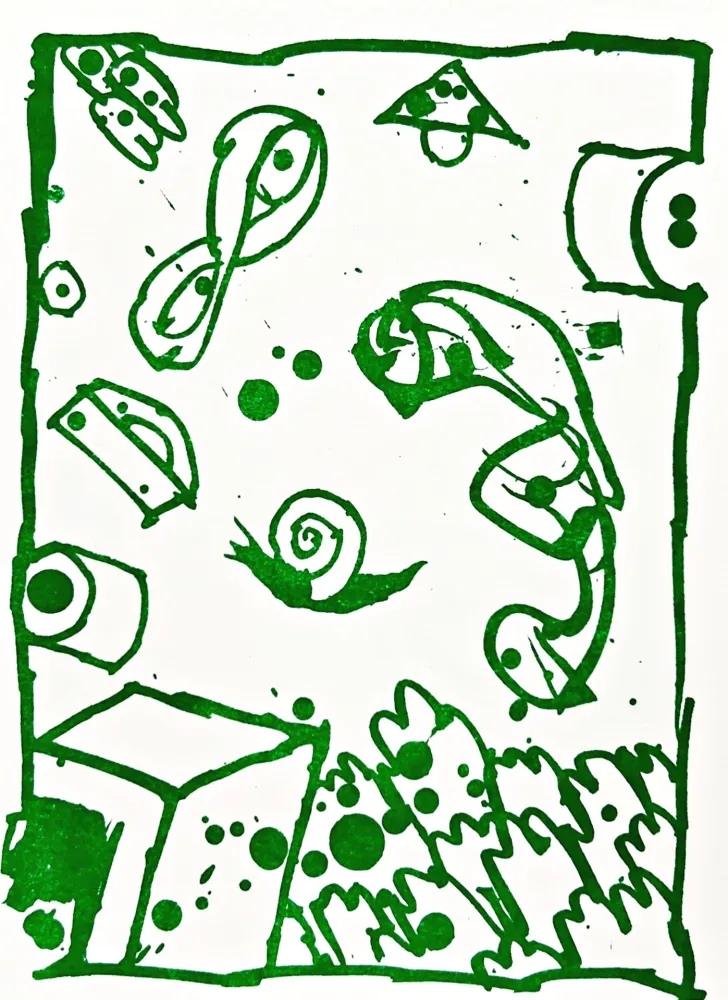 Литография Alechinsky - Résumé