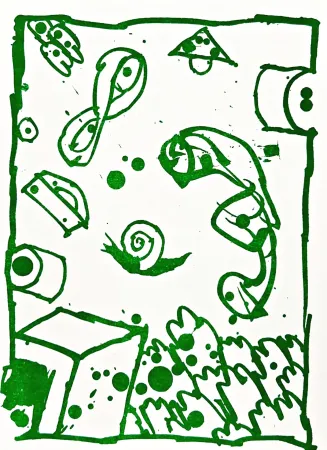 Литография Alechinsky - Résumé