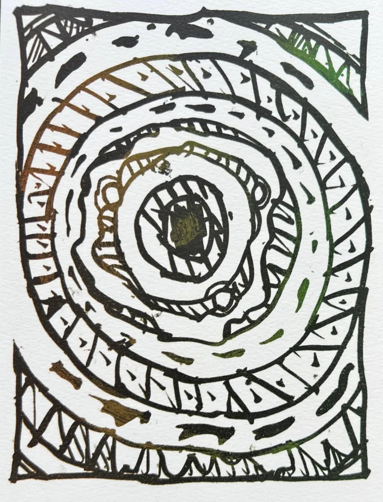 Литография Alechinsky - Résumé