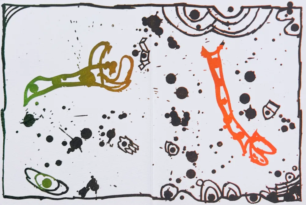 Литография Alechinsky - Résumé