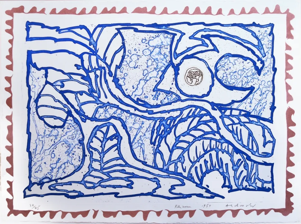 Гравюра Alechinsky - Rhizomes