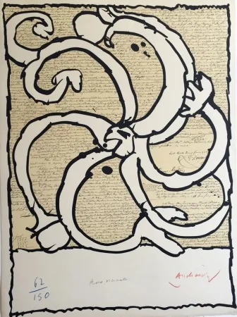 Литография Alechinsky - Roue Vicinale