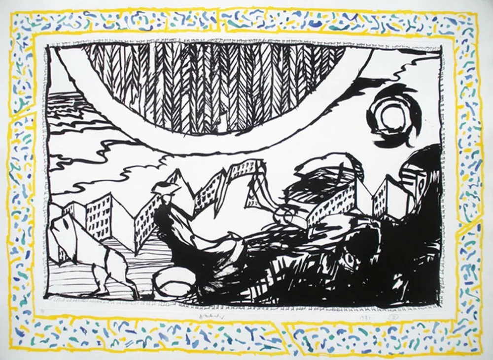 Гравюра Alechinsky - Sans L'Ecorce D