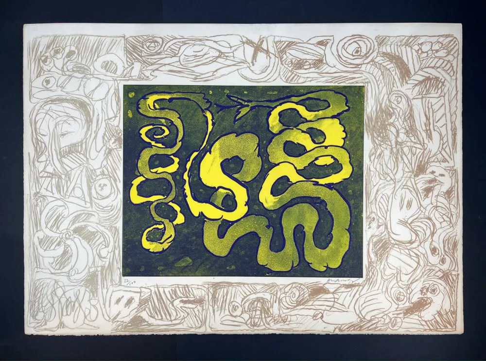 Офорт Alechinsky - Sans sonnette