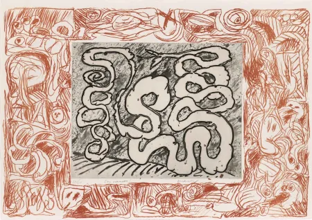 Акватинта Alechinsky - Sans sonnette