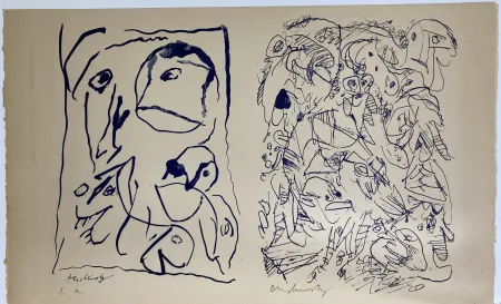 Литография Alechinsky - Sans titre. 